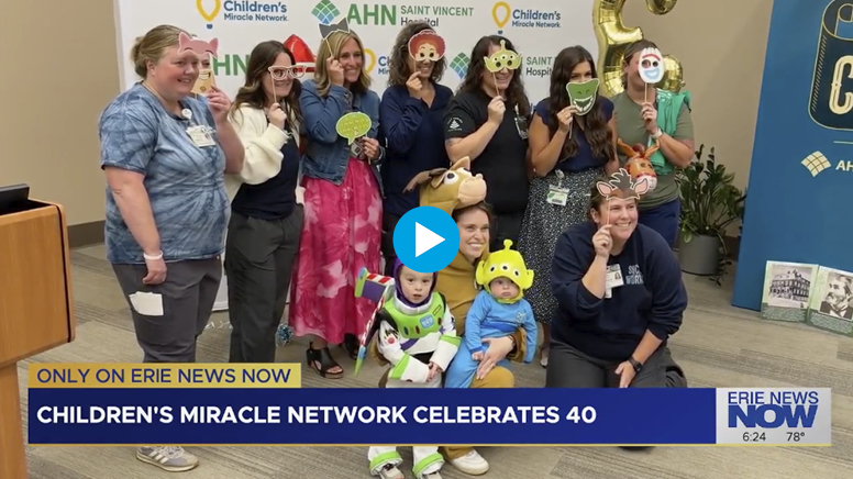 AHN Saint Vincent Celebrates 40 Years with Children's Miracle Network and Honors 2026 Miracle Child