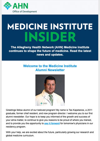 Medicine Institute Newsletter